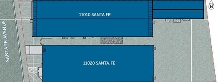 11010-11020 Santa Fe Ave, Lynwood, CA à louer Plan de site– Image 1 sur 1