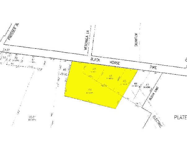 1851 N Black Horse Pike, Williamstown, NJ à vendre - Plan cadastral – Image 2 sur 3