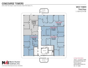 2090 Palm Beach Lakes Blvd, West Palm Beach, FL à louer Plan d’étage– Image 2 sur 2