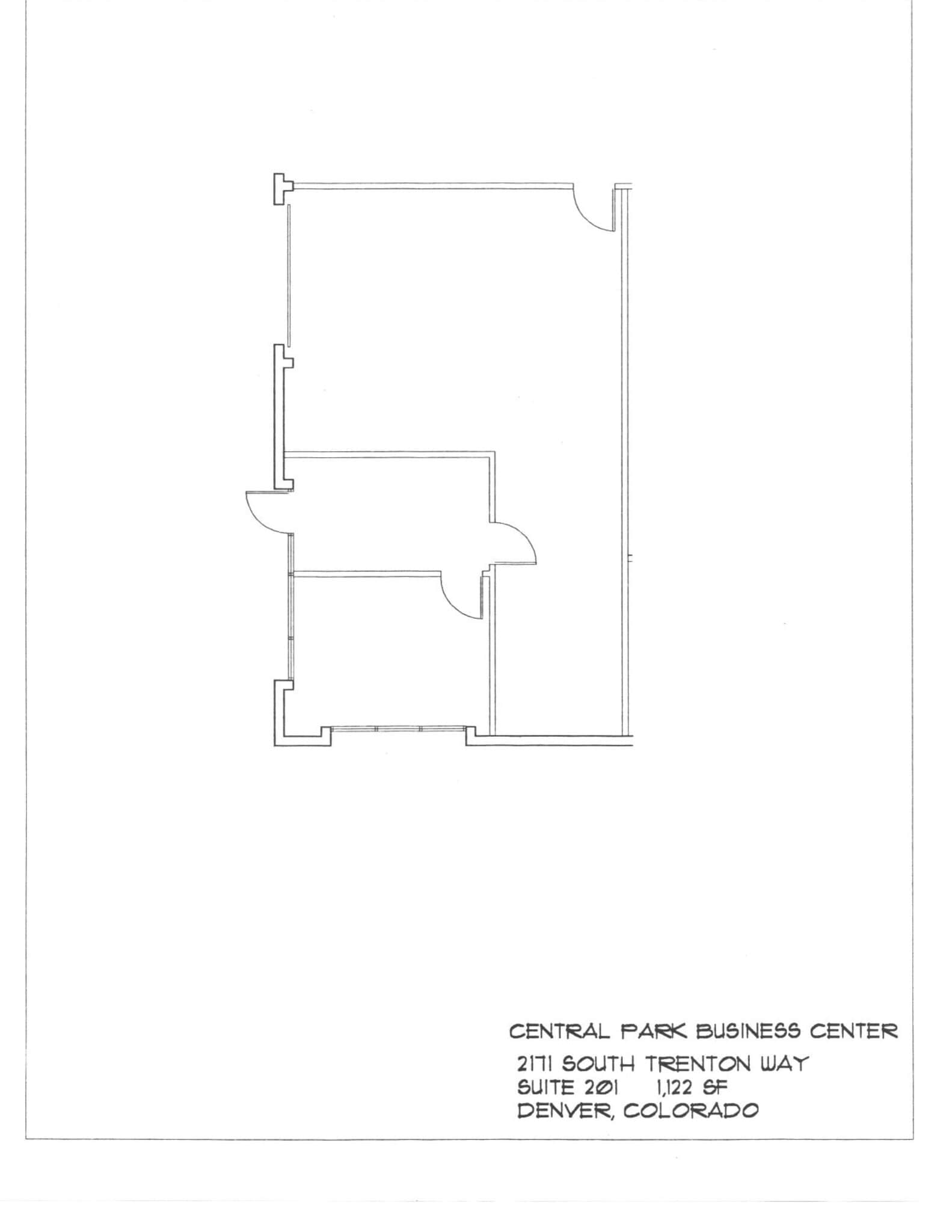 2171 S Trenton Way, Denver, CO à louer Plan de site– Image 1 sur 1