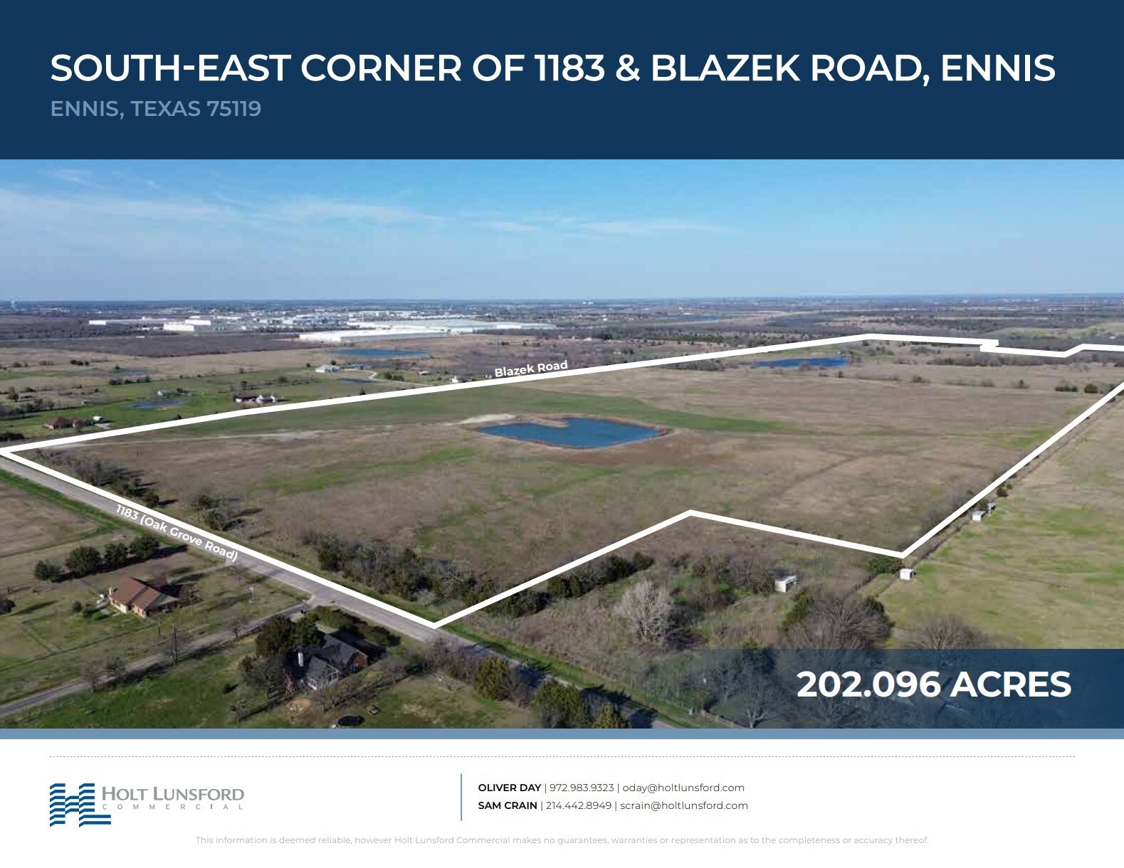 SEC FM 1183 & Blazek Rd, Ennis, TX à vendre Photo de l’immeuble– Image 1 sur 3