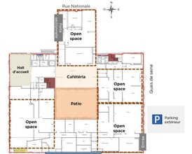 7 Rue Nationale, Boulogne-Billancourt à vendre Plan d’étage– Image 1 sur 1