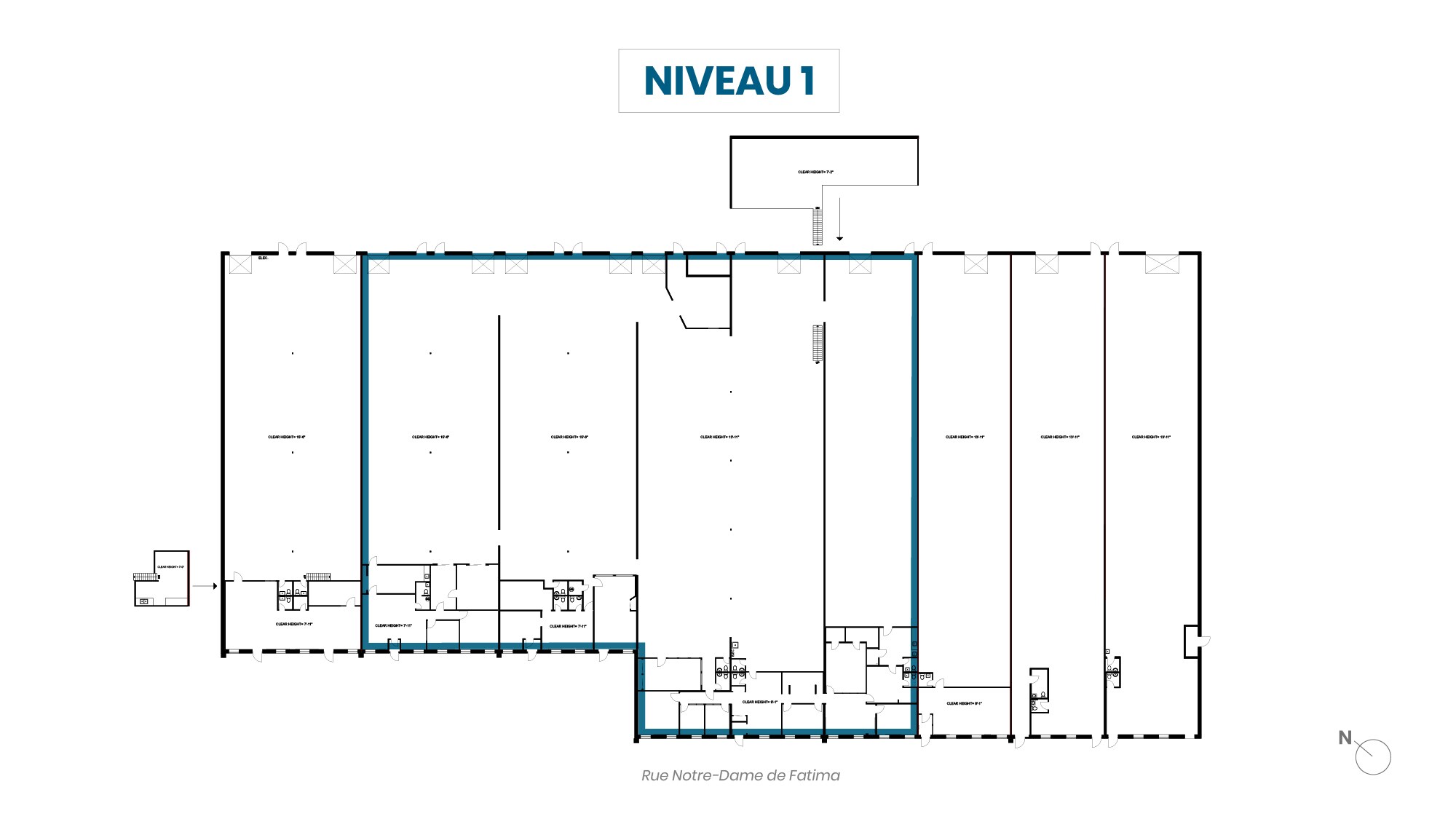 1955-1977 Rue Notre-Dame-de-Fatima, Laval, QC à louer Plan d’étage– Image 1 sur 1