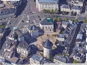 Rouen - Vue aérienne  vue de carte