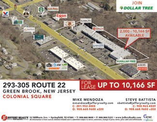 Plus de détails pour 299 US Highway 22, Green Brook, NJ - Local commercial à louer