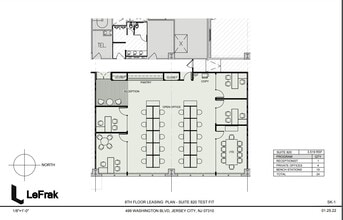 499 Washington Blvd, Jersey City, NJ à louer Plan d’étage– Image 1 sur 1