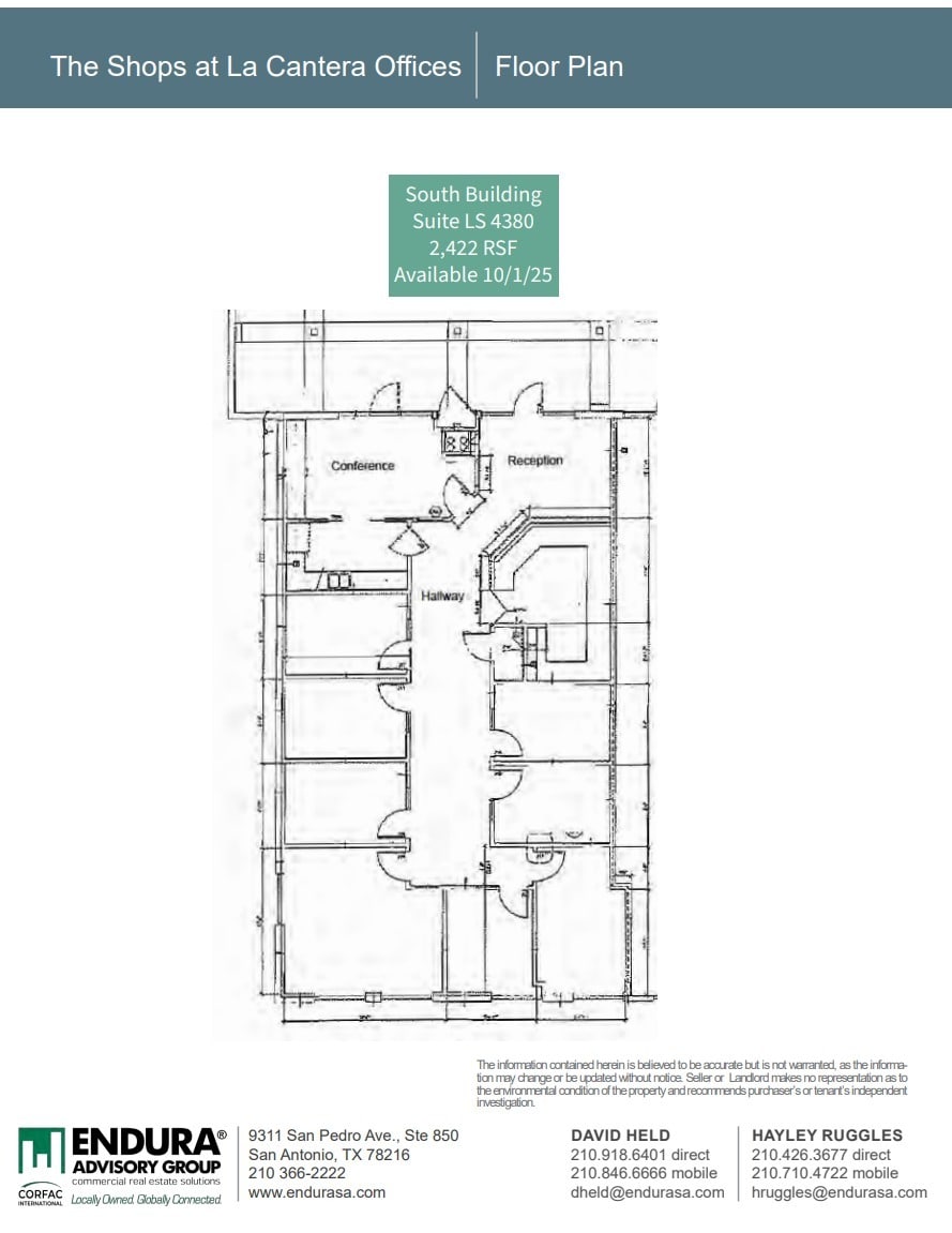 15900 La Cantera Pky, San Antonio, TX à louer Plan d’étage– Image 1 sur 1