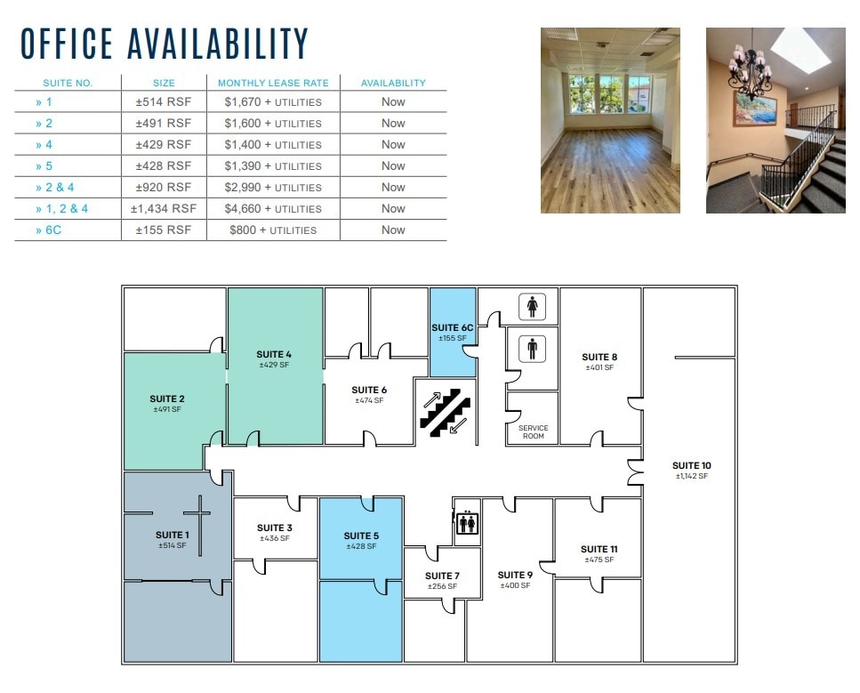7918-7924 Ivanhoe Ave, La Jolla, CA à louer Plan d’étage– Image 1 sur 1