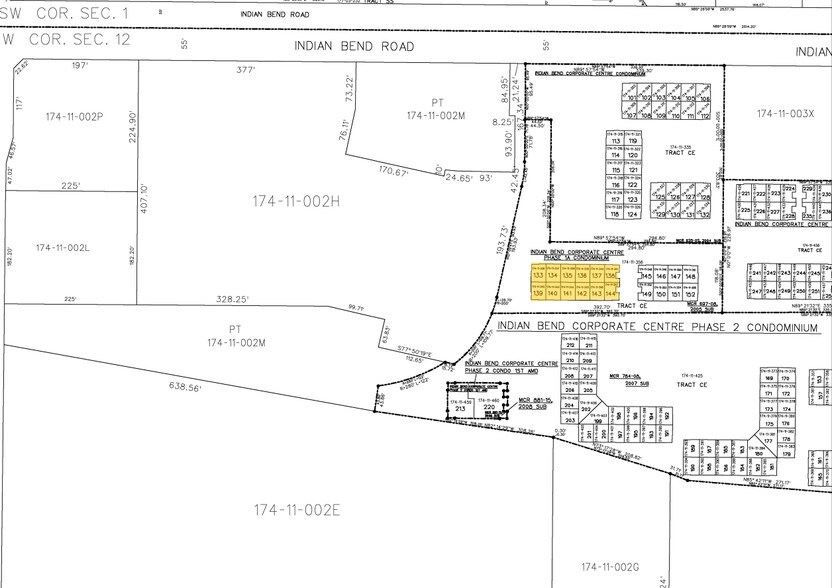 8165 E Indian Bend Rd, Scottsdale, AZ à louer - Plan cadastral – Image 2 sur 91