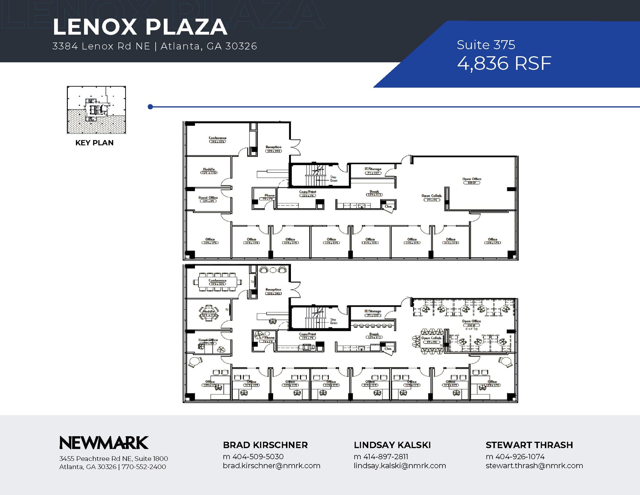 3384 Peachtree Rd NE, Atlanta, GA à louer Plan d’étage– Image 1 sur 1