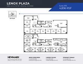 3384 Peachtree Rd NE, Atlanta, GA à louer Plan d’étage– Image 1 sur 1