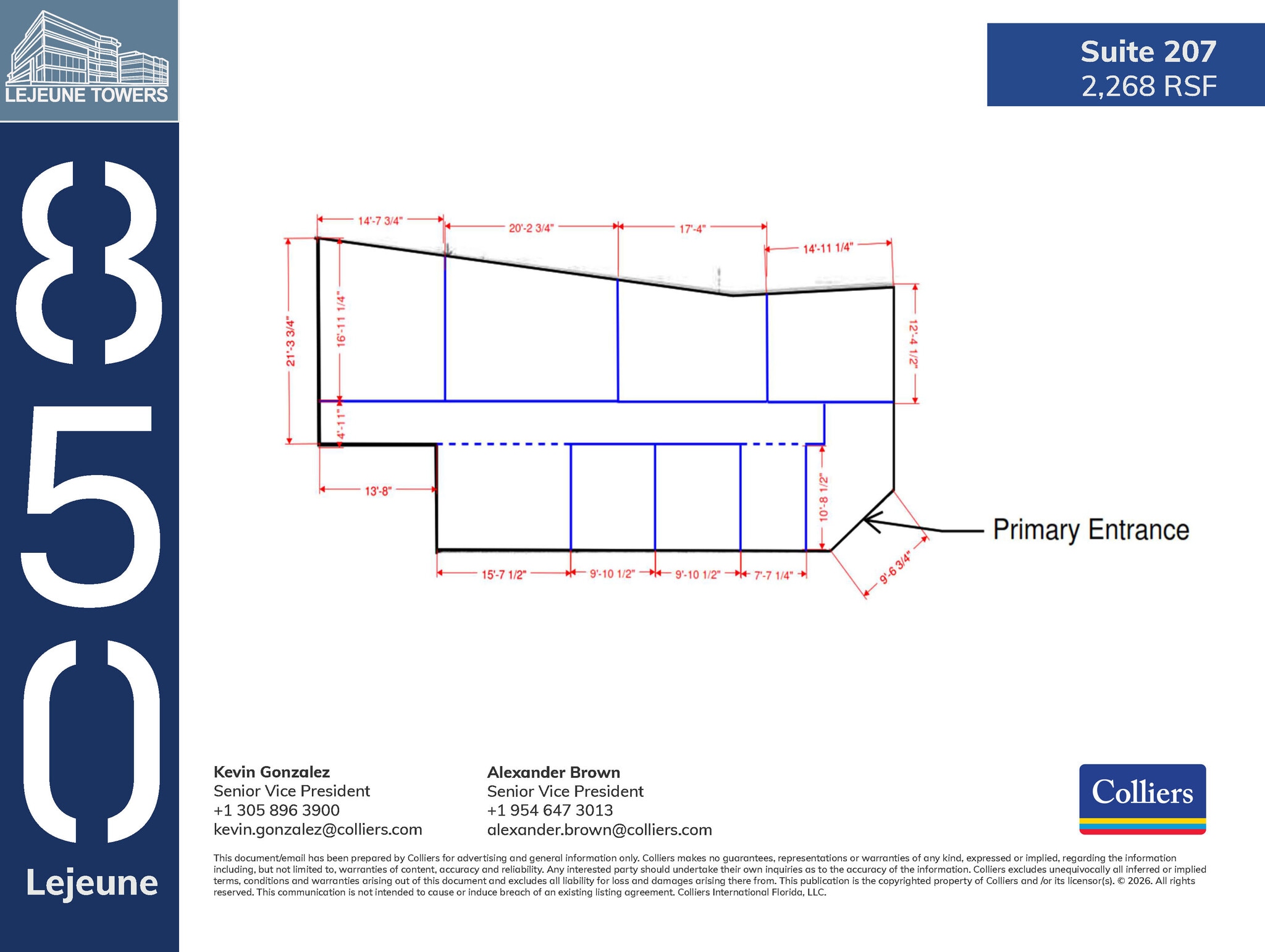 850 NW 42nd Ave, Miami, FL à louer Plan d’étage– Image 1 sur 6