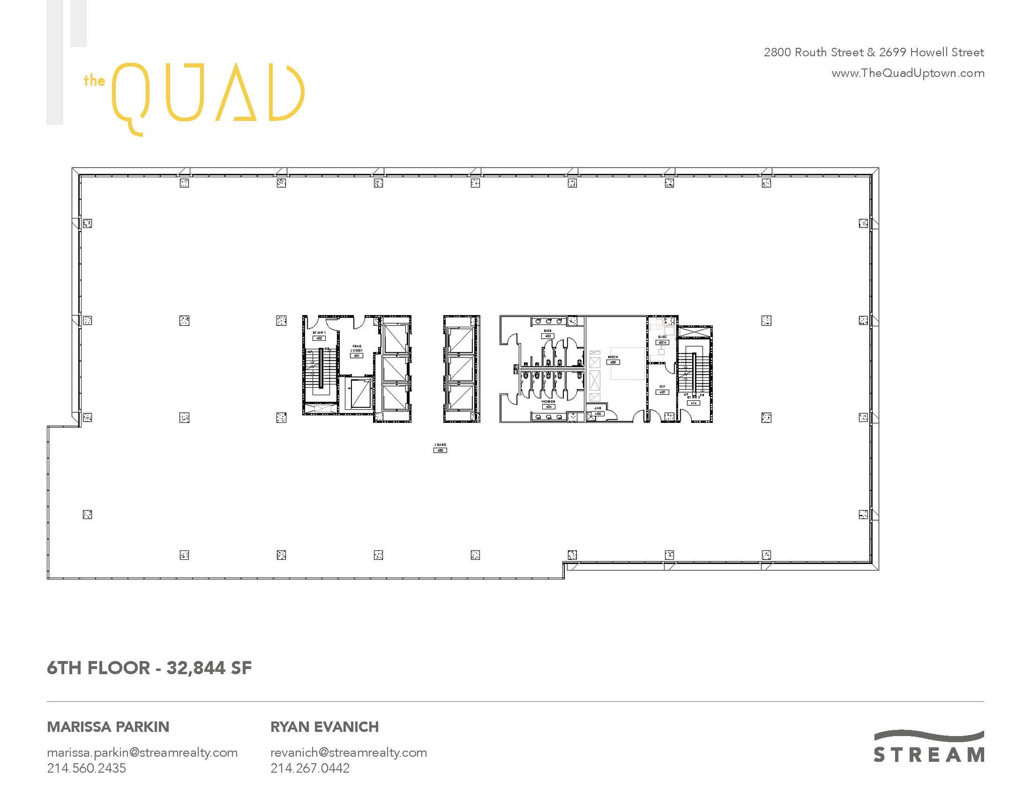 2699 Howell St, Dallas, TX à louer Plan d’étage– Image 1 sur 1