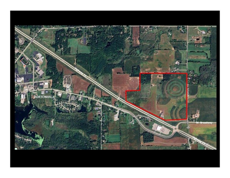 N2511 Manley Rd, Hortonville, WI à vendre - Aérien – Image 2 sur 3