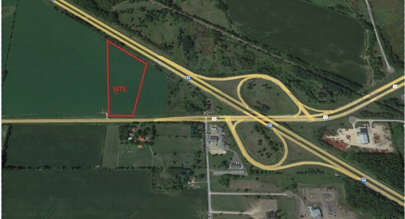 Hwy 12/29-I-94 and Hwy 12, Elk Mound, WI à vendre - Aérien – Image 1 sur 3