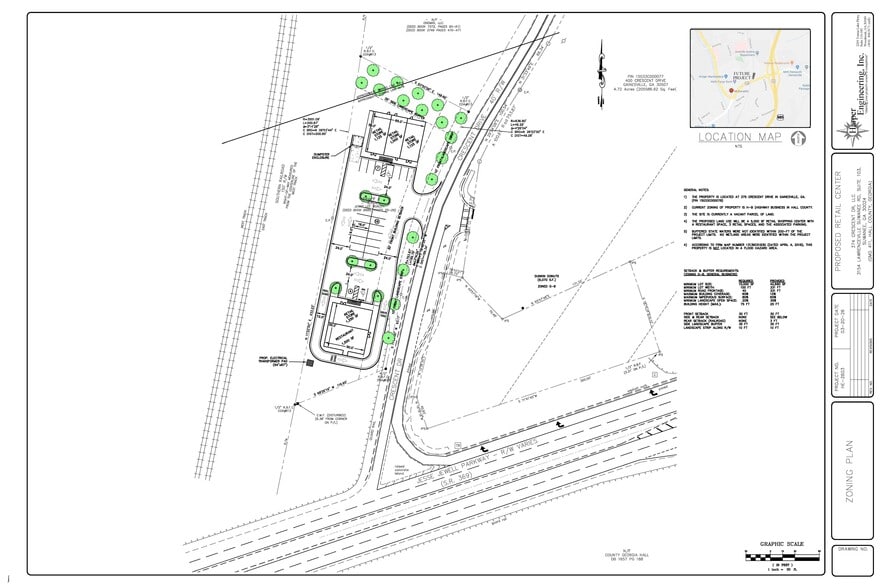 374 Crescent Dr, Gainesville, GA à louer - Plan de site – Image 1 sur 1