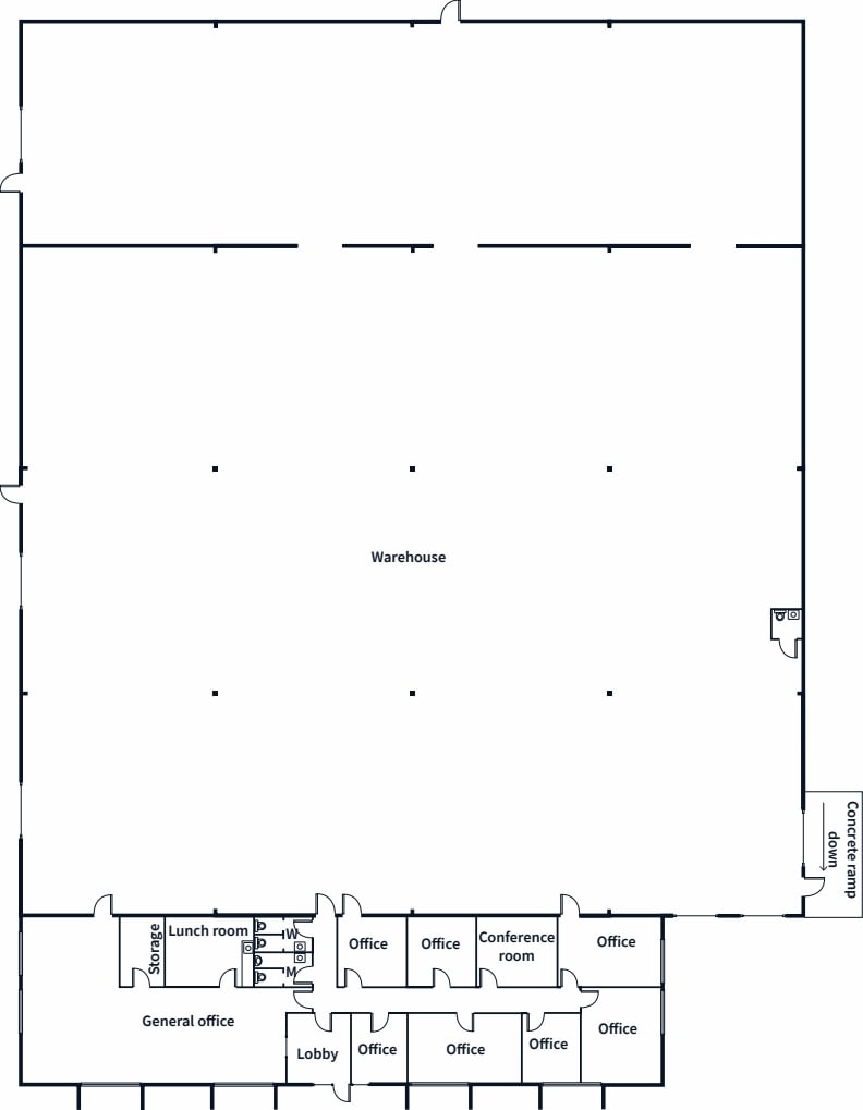 1145 Thomas Busch Memorial Hwy, Pennsauken, NJ à louer Plan d’étage– Image 1 sur 1