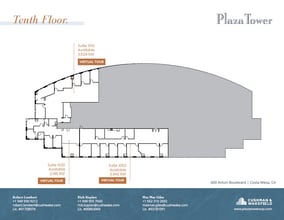 650 Town Center Dr, Costa Mesa, CA à louer Plan d’étage– Image 1 sur 1