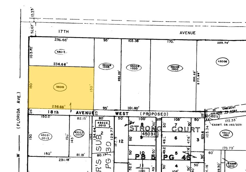 1717-1721 9th St W, Bradenton, FL à louer - Plan cadastral – Image 2 sur 22