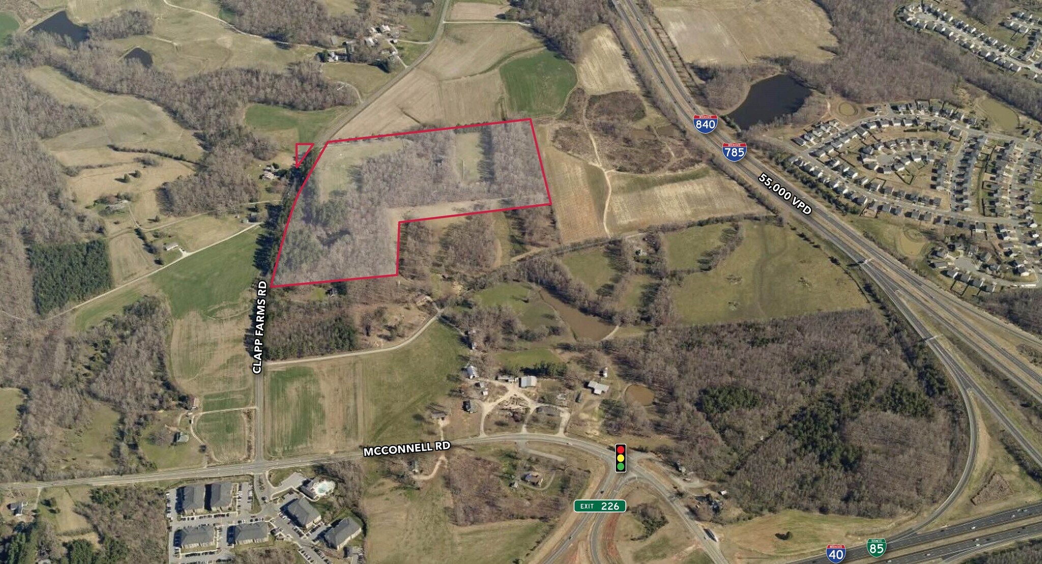 371 Clapp Farms Rd, Greensboro, NC à vendre Aérien– Image 1 sur 2