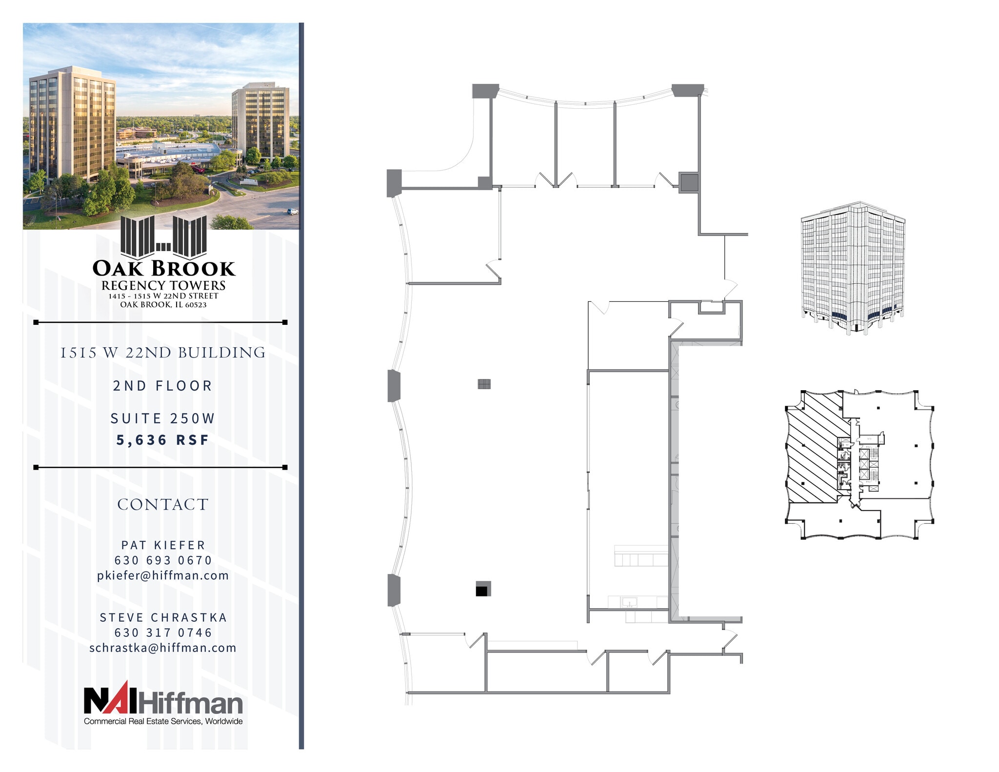1415 W 22nd St, Oak Brook, IL à louer Plan d’étage– Image 1 sur 2