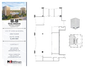 1415 W 22nd St, Oak Brook, IL à louer Plan d’étage– Image 1 sur 2