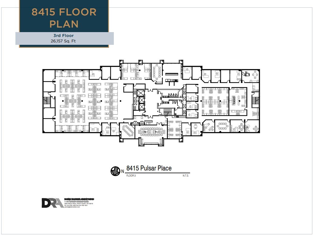 8415 Pulsar Pl, Columbus, OH à louer Plan d’étage– Image 1 sur 1