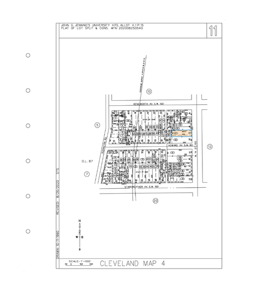 2448 W 14th St, Cleveland, OH à vendre - Plan cadastral – Image 2 sur 7