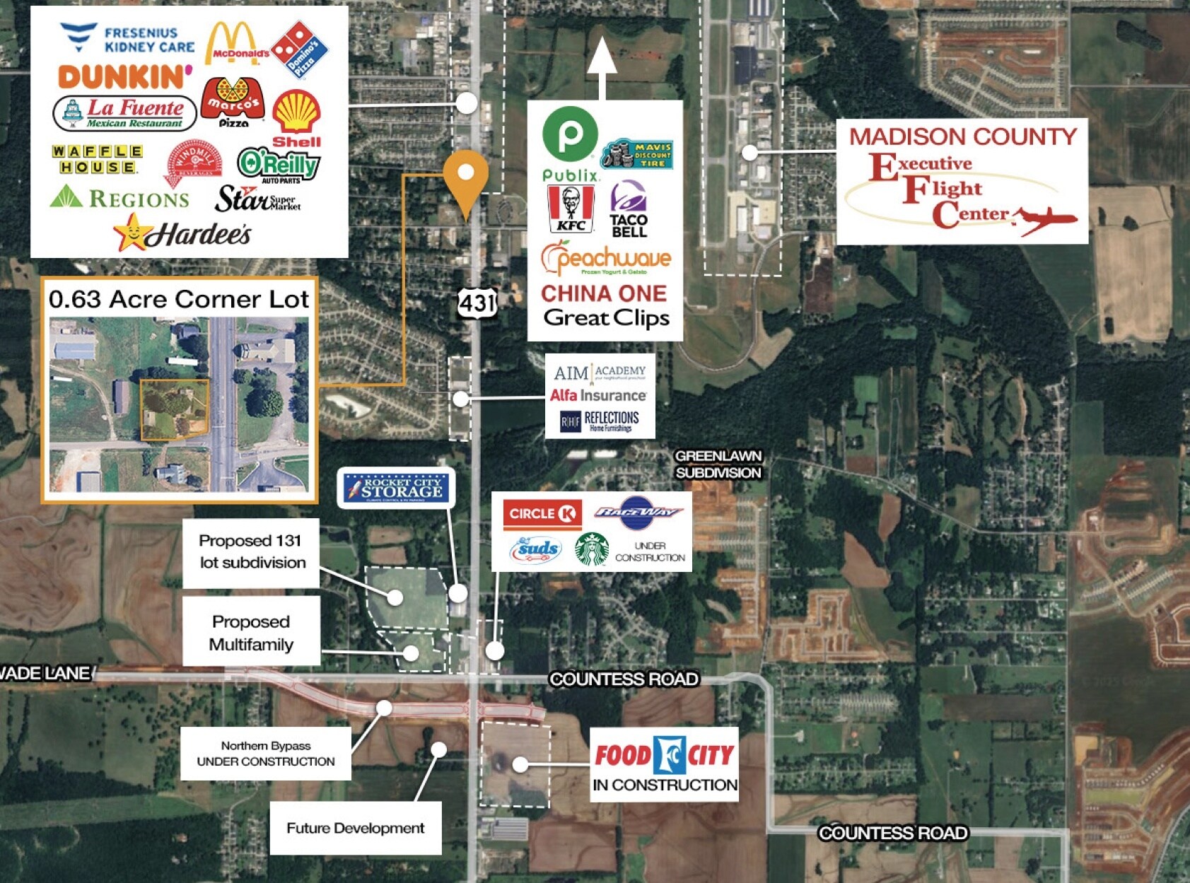 11681 Highway 231/431, Meridianville, AL à vendre Plan de site– Image 1 sur 4