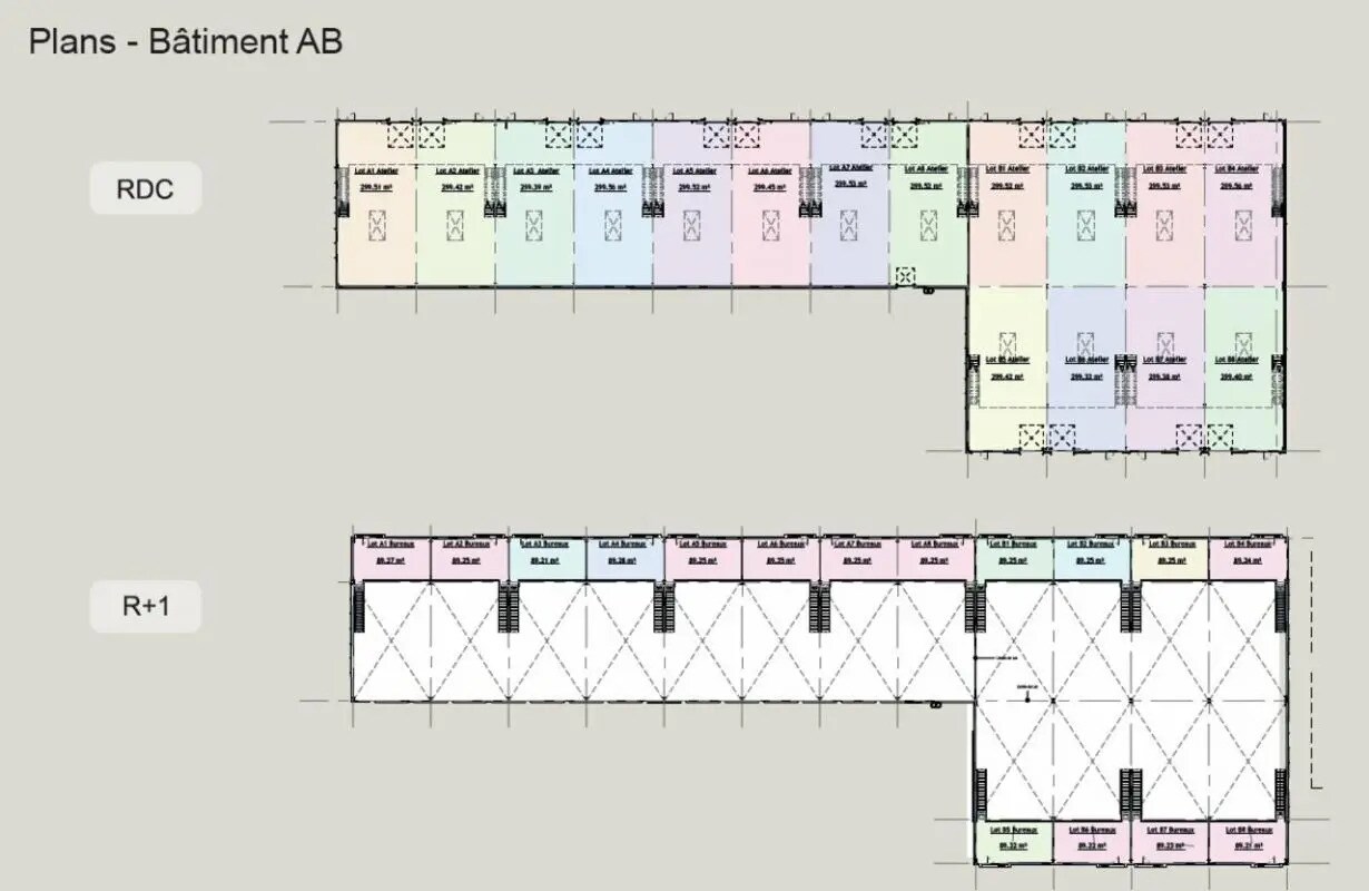 Local d’activités dans Dijon à louer Plan d’étage– Image 1 sur 19