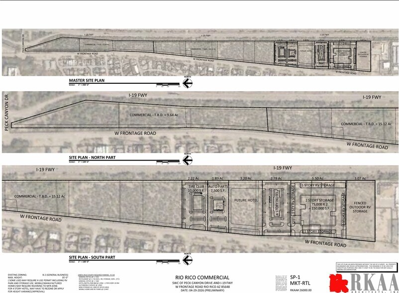 1301 Frontage Road, Nogales, AZ à louer - Plan de site – Image 2 sur 2