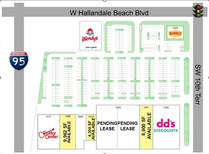 1025-1091 W Hallandale Beach Blvd, Hallandale, FL à louer - Photo de l’immeuble – Image 2 sur 12