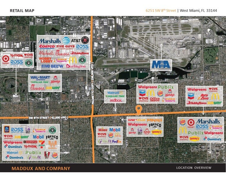 6251-6373 SW 8th St, West Miami, FL à louer - Photo de l’immeuble – Image 2 sur 2