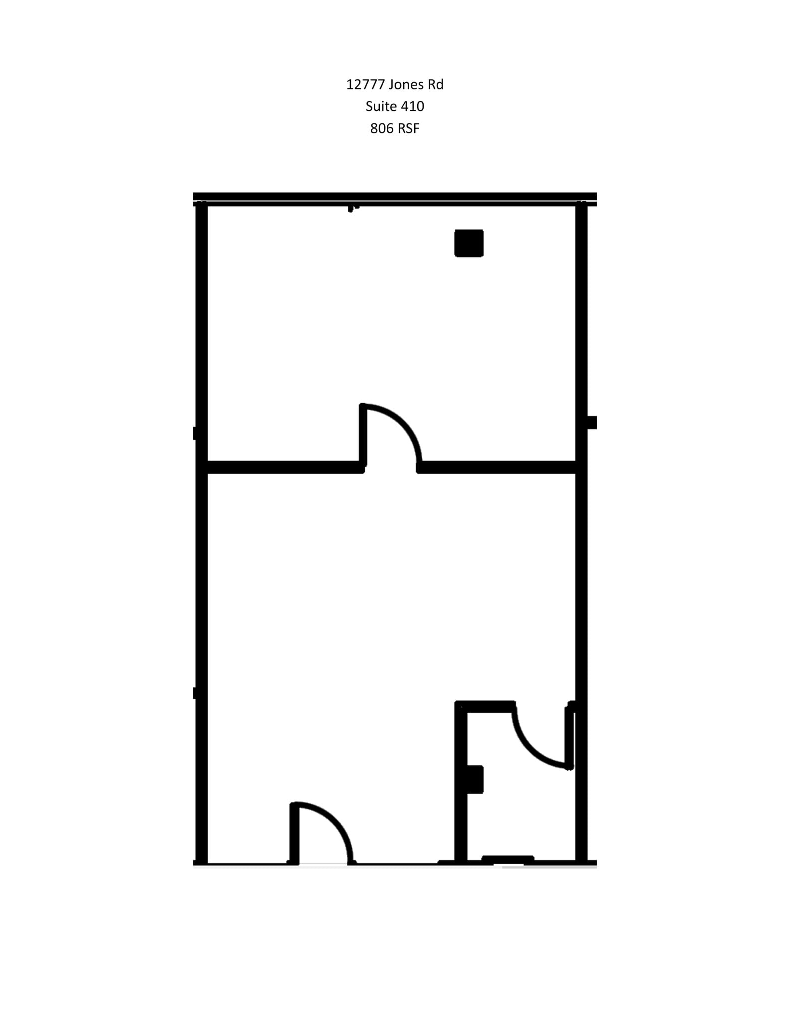 12777 Jones Rd, Houston, TX à louer Plan de site– Image 1 sur 1
