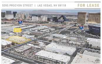5295 Procyon St, Las Vegas, NV - Vue aérienne vue de carte