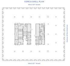 1133 Avenue of the Americas, New York, NY à louer Plan d’étage– Image 2 sur 2