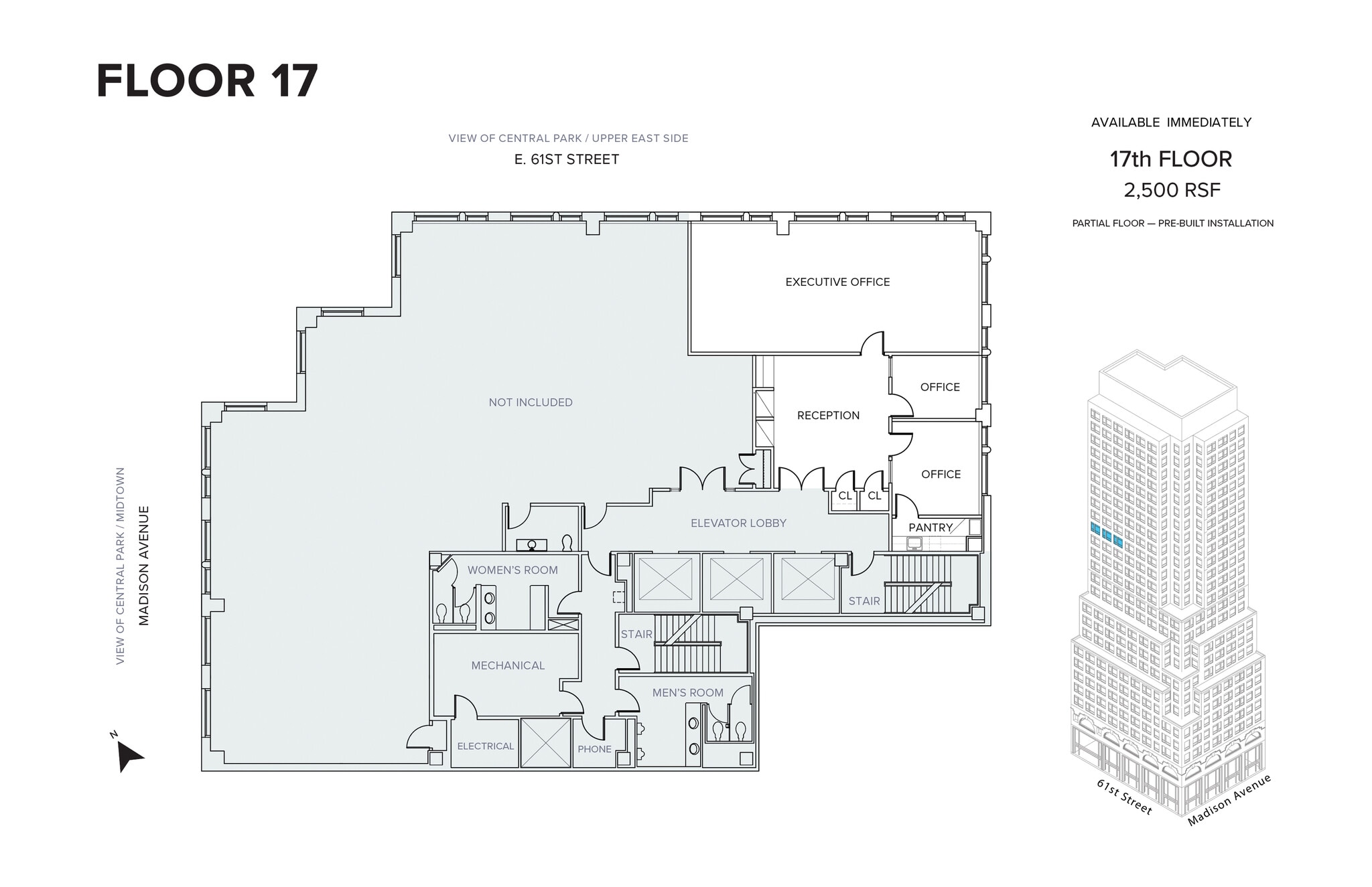 667 Madison Ave, New York, NY à louer Plan d’étage– Image 1 sur 1