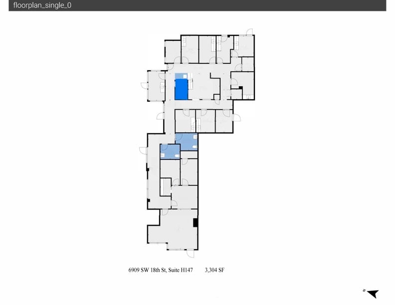 6909 SW 18th St, Boca Raton, FL à louer Plan d’étage– Image 1 sur 54