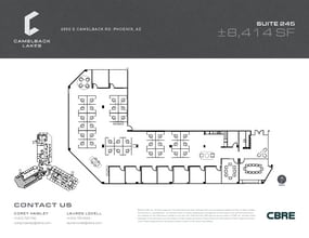 2850 E Camelback Rd, Phoenix, AZ à louer Plan d’étage– Image 2 sur 2