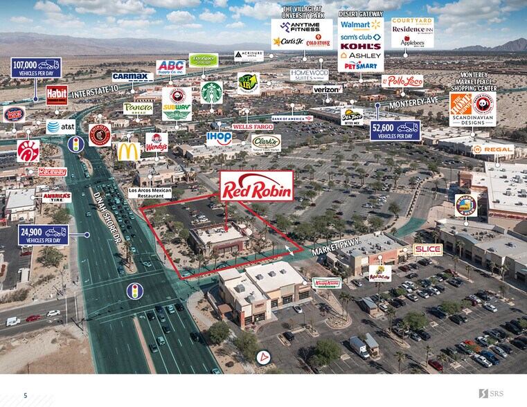 72797 Dinah Shore Dr, Rancho Mirage, CA à vendre - Photo de l’immeuble – Image 3 sur 7