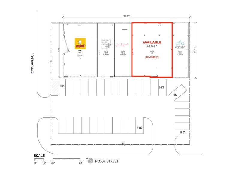 3510 Ross Ave, Dallas, TX à louer - Plan de site – Image 2 sur 4