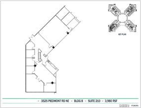 3495 Piedmont Rd NE, Atlanta, GA à louer Plan d’étage– Image 1 sur 2