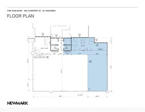600 Lairport St, El Segundo, CA à louer Plan d’étage– Image 1 sur 11