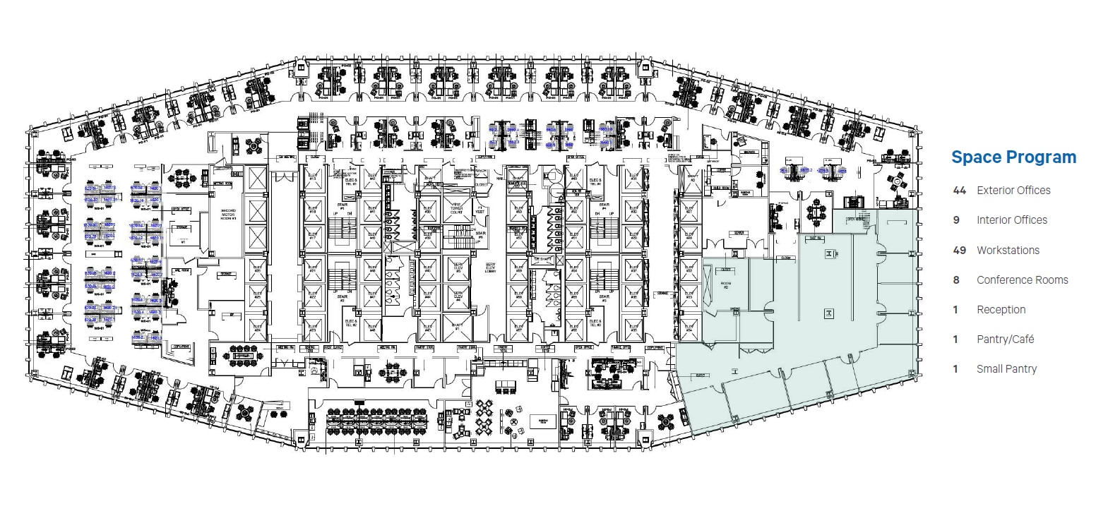 200 Park Ave, New York, NY à louer Plan d’étage– Image 1 sur 11