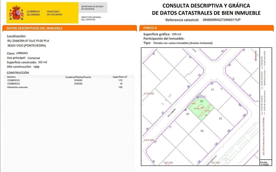 Rúa Zamora, 67, Vigo, Pontevedra à vendre - Photo de l’immeuble – Image 3 sur 4