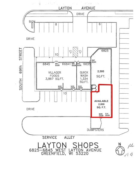 6825-6845 W Layton Ave, Greenfield, WI à louer - Photo de l’immeuble – Image 2 sur 2