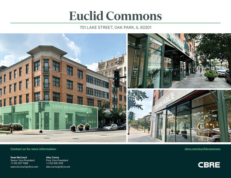 125 N Euclid Ave, Oak Park, IL à louer - Photo de l’immeuble – Image 1 sur 12