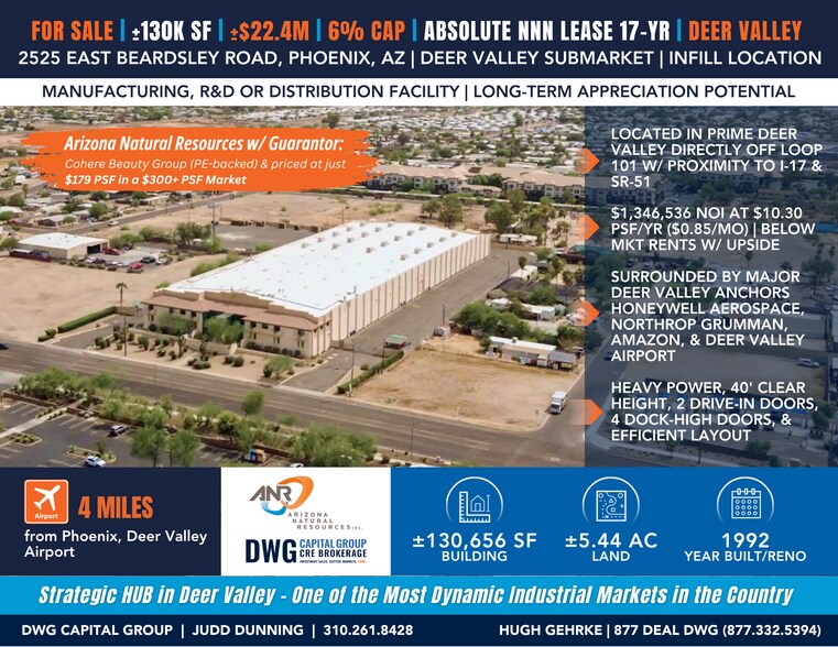 2525 E Beardsley Rd, Phoenix, AZ à vendre - Photo principale – Image 1 sur 13