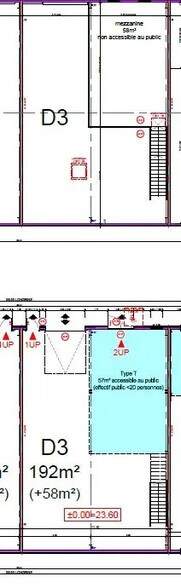 Local d'activités dans Cormelles-le-Royal à vendre - Plan d’étage – Image 2 sur 2