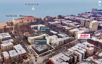6935 N Sheridan Rd, Chicago, IL - Vue aérienne  vue de carte